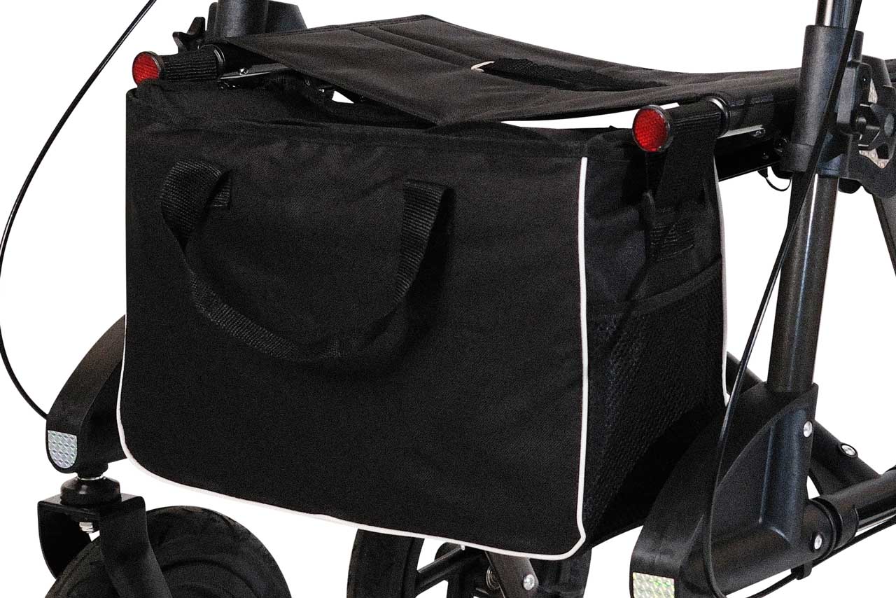 Reißverschlusstasche mit Schultergurt für den Geländerollator Reißverschlusstasche mit Schultergurt für den Geländerollator