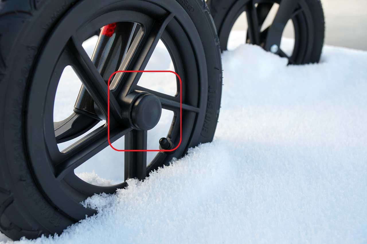 Radkappen für den Geländerollator