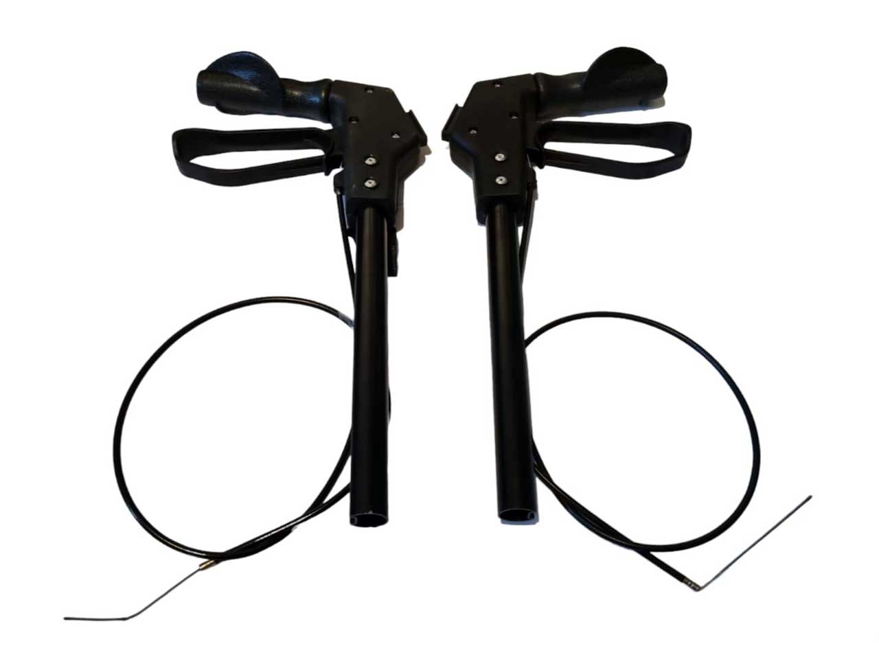 Ersatz Griffe (Paar) inklusive Seilzug für die Bremsen Ersatz Griffe (Paar) inklusive Seilzug für die Bremsen